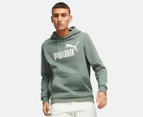 Puma Men's Essentials Big Logo Hoodie - Eucalyptus