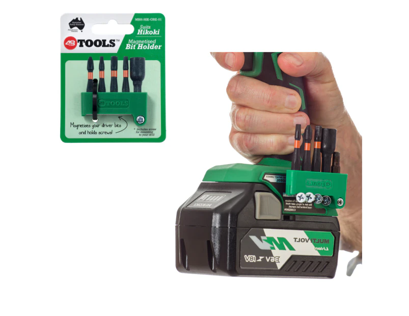 Hikoki Magnetic screwdriver Bit Holder drill mounts green from 48 Tools