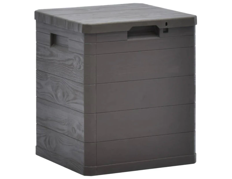 vidaXL Garden Storage Box 90 L Brown