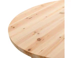 vidaXL Foldable Bar Table 78 cm Fir Wood