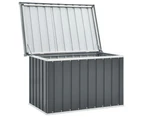 vidaXL Garden Storage Box Grey 109x67x65 cm