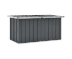 vidaXL Garden Storage Box Grey 129x67x65 cm