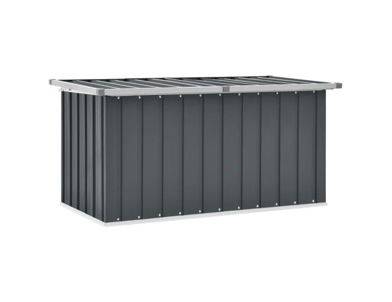 vidaXL Garden Storage Box Grey 129x67x65 cm