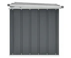 vidaXL Garden Storage Box Grey 129x67x65 cm