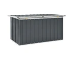 vidaXL Garden Storage Box Grey 129x67x65 cm