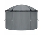 vidaXL Gazebo with Curtains 520x349x255 cm Anthracite