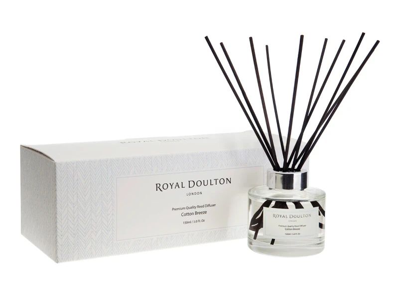 Royal Doulton Cotton Breeze Premium Quality Reed Diffuser 150mL