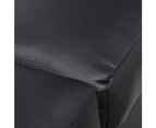 vidaXL Chaise Longue Black Faux Leather