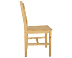 vidaXL Dining Chairs 2 pcs Pinewood