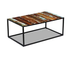 vidaXL Coffee Table Solid Reclaimed Wood 100x60x40 cm