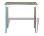 vidaXL Bar Table Solid Reclaimed Wood 115x60x107 cm