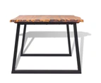 vidaXL Dining Table Solid Acacia Wood 200x90x75 cm