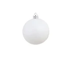 vidaXL 100 Piece Christmas Ball Set 3/4/6 cm White/Grey