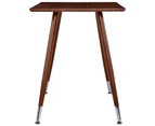 vidaXL Dining Table Brown 120x60x74 cm MDF