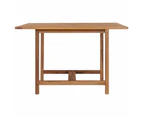 vidaXL Garden Dining Table 110x110x75 cm Solid Wood Teak