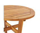 Garden Bar Table O60x105 cm Solid Wood Acacia