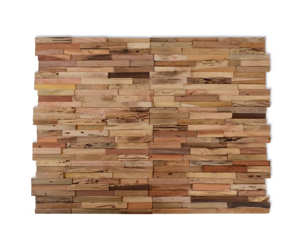 vidaXL Wall Cladding Panels 10 pcs 1.03 m² Recycled Teak Wood