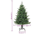 vidaXL Artificial Christmas Tree Green 120 cm PVC&PE