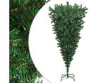 Upside-down Artificial Christmas Tree with Stand Green 240 cm