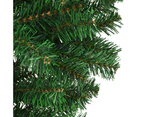 Upside-down Artificial Christmas Tree with Stand Green 240 cm