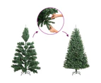 Upside-down Artificial Christmas Tree with Stand Green 240 cm