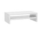 vidaXL Monitor Stand High Gloss White 42x24x13 cm Engineered Wood