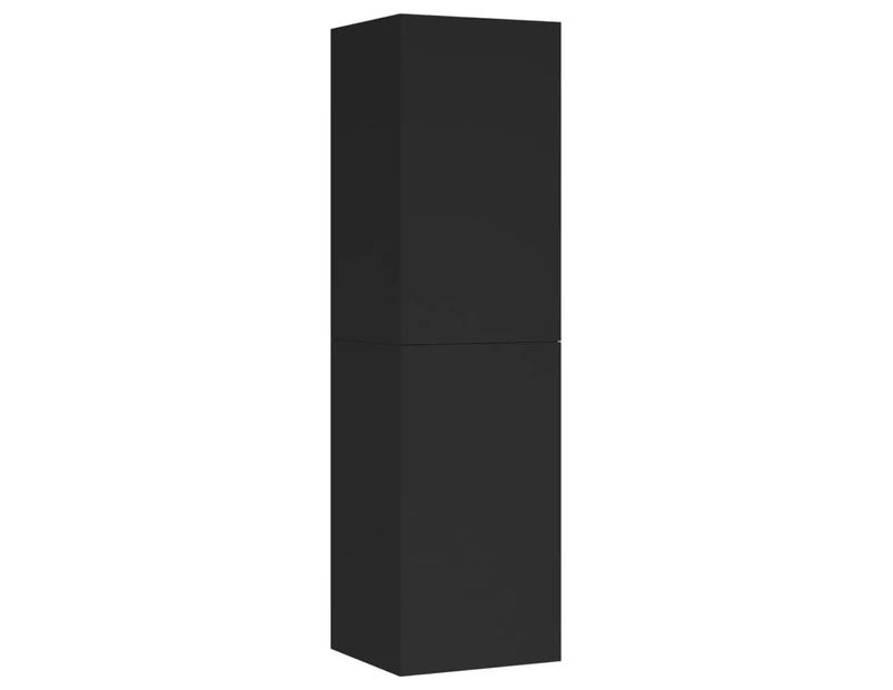 TV Cabinet Black 30.5x30x110 cm Engineered Wood