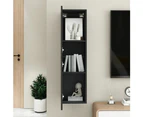 TV Cabinet Black 30.5x30x110 cm Engineered Wood