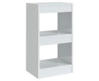 vidaXL Book Cabinet/Room Divider High Gloss White 40x30x72 cm