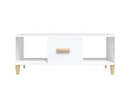 vidaXL Coffee Table White 102x50x40 cm Engineered Wood