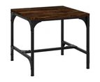 vidaXL Side Tables 2 pcs Smoked Oak 40x40x35 cm Engineered Wood