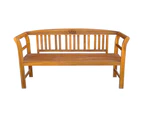 vidaXL Garden Bench with Cushion 157 cm Solid Acacia Wood