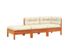 Garden Sofa with Cushions and Footstool 2-Seater