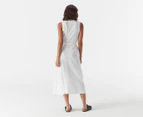 Tommy Hilfiger Women's Sleeveless Midi Polo Dress - White