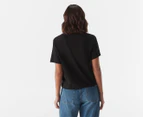 Tommy Jeans Women's Linear Logo Tee / T-Shirt / Tshirt - Dark Sable