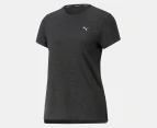 Puma Women's Run Favourite Heather Tee/ T-Shirt / Tshirt - Puma Black