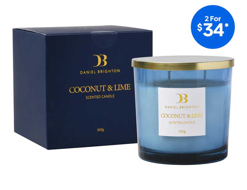 Daniel Brighton Coconut & Lime  Everyday Scented Candle 500g