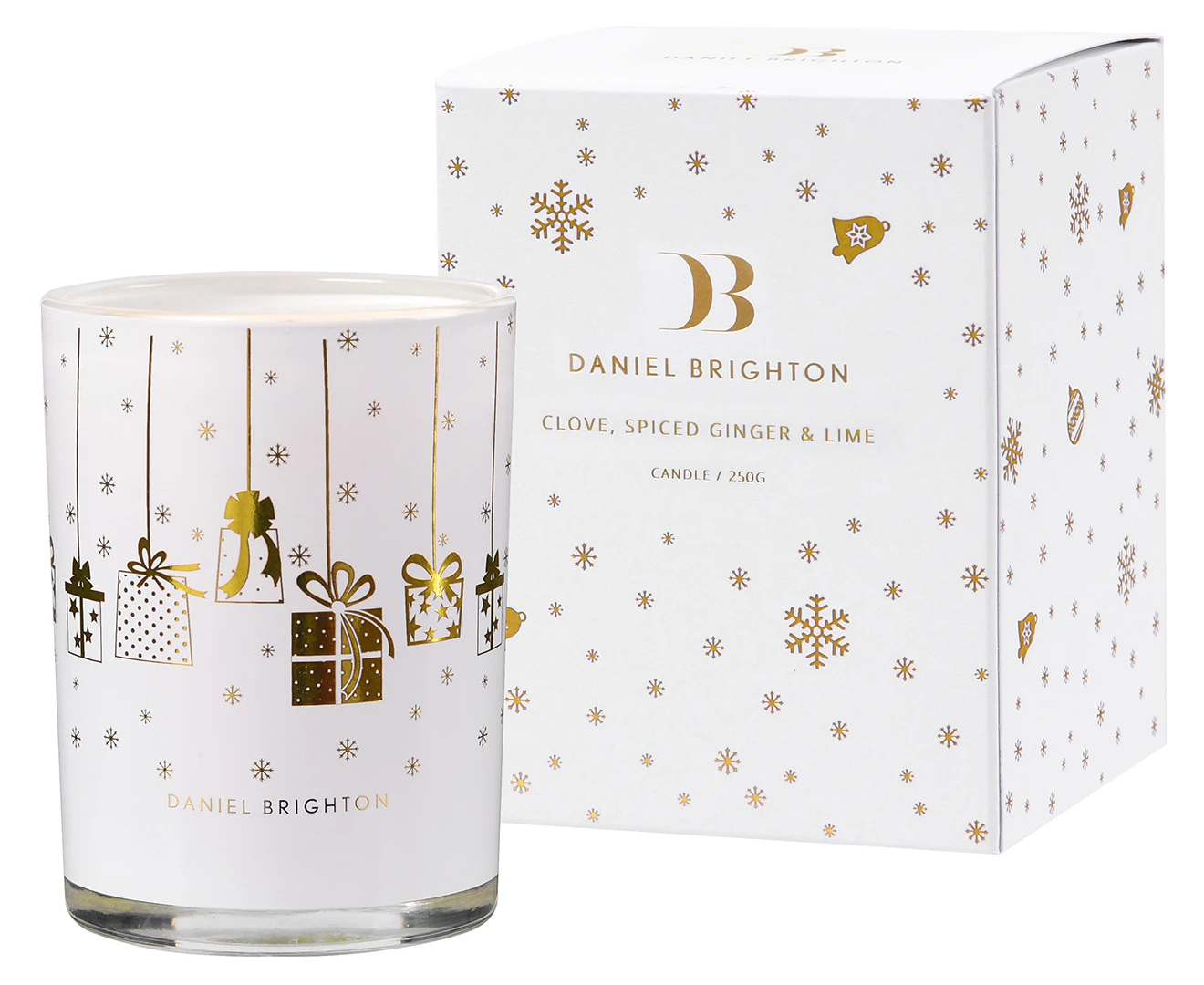 Daniel Brighton 250g Clove, Spiced Ginger & Lime Christmas Collection Scented Candle