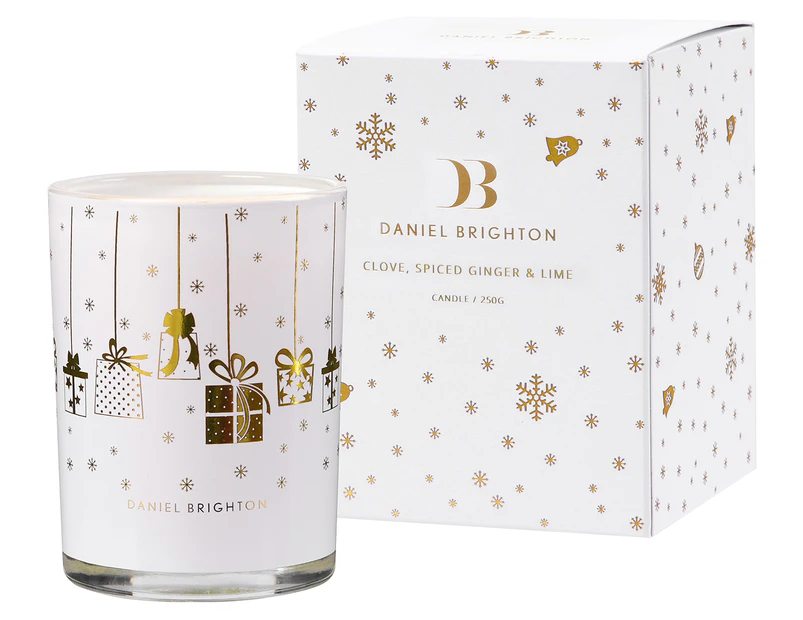 Daniel Brighton 250g Clove, Spiced Ginger & Lime Christmas Collection Scented Candle