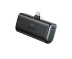 Anker Nano 5000mAh Power Bank with Built-In USB-C Connector - Black