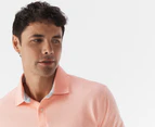 Tommy Hilfiger Men's Stretch Regular Fit Polo Shirt - Playful Peach