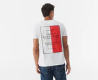 Tommy Hilfiger Men's Patch Tee / T-Shirt / Tshirt - Bright White