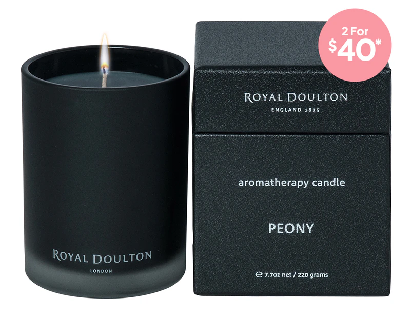 Royal Doulton Peony Aromatherapy Candle 220g