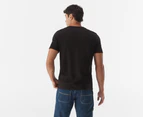 Tommy Hilfiger Men's Short Sleeve Crew Tee / T-Shirt / Tshirt - Dark Sable