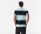 Tommy Hilfiger Men's Rugby Stripe Polo Shirt - Botanical Green