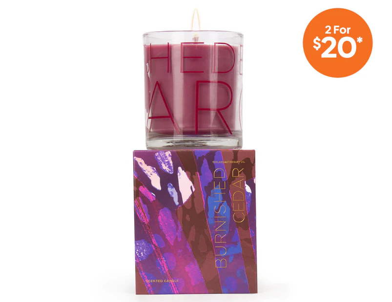 Preview image The Aromatherapy Co. Burnished Cedar Scented Candle 100g