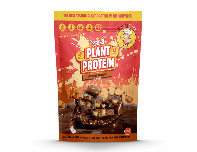 Macro Mike Peanut Plant Protein Powder Sample Pack 8 x 40g Sachets 0.52kg