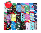 Christmas Festive Mens Ugly Socks Mega Mix