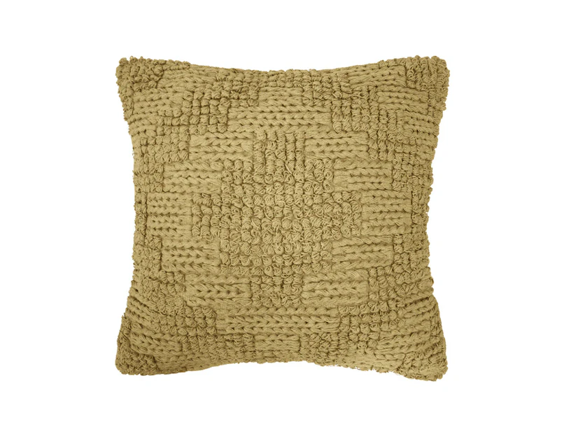 Bambury Decorative Remy Square Cushion Flax Home Decor Cotton Woven 45 x 45cm