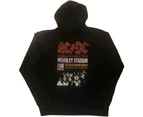 AC/DC Unisex Adult Wembley ´79 Eco Friendly Hoodie (Black) - RO9923
